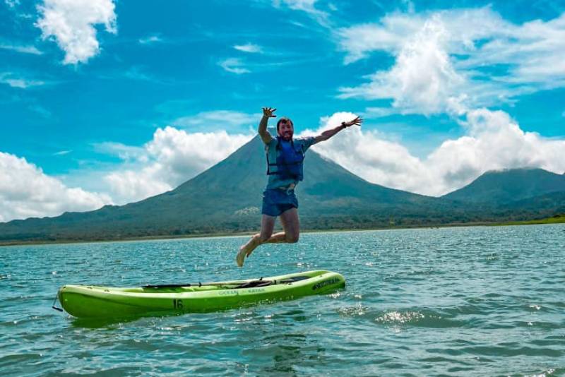 Kayak in Lake Arenal